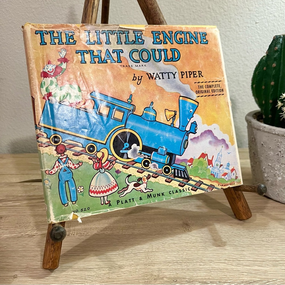 Vintage 1961 The Little Engine That Could Hardcover Book by Watty Piper
